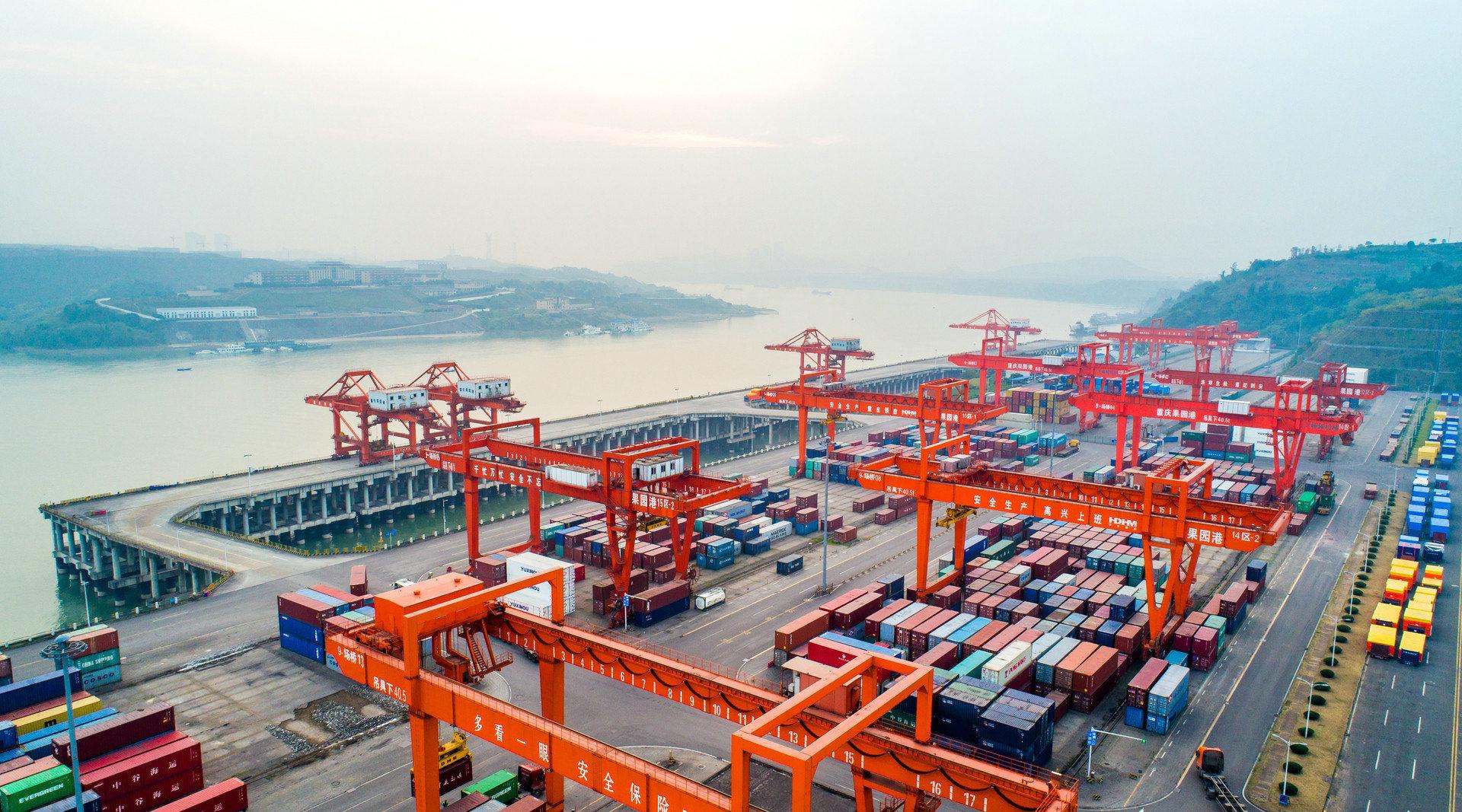 Qingdao Port has started construction of its second 300,000 tonne