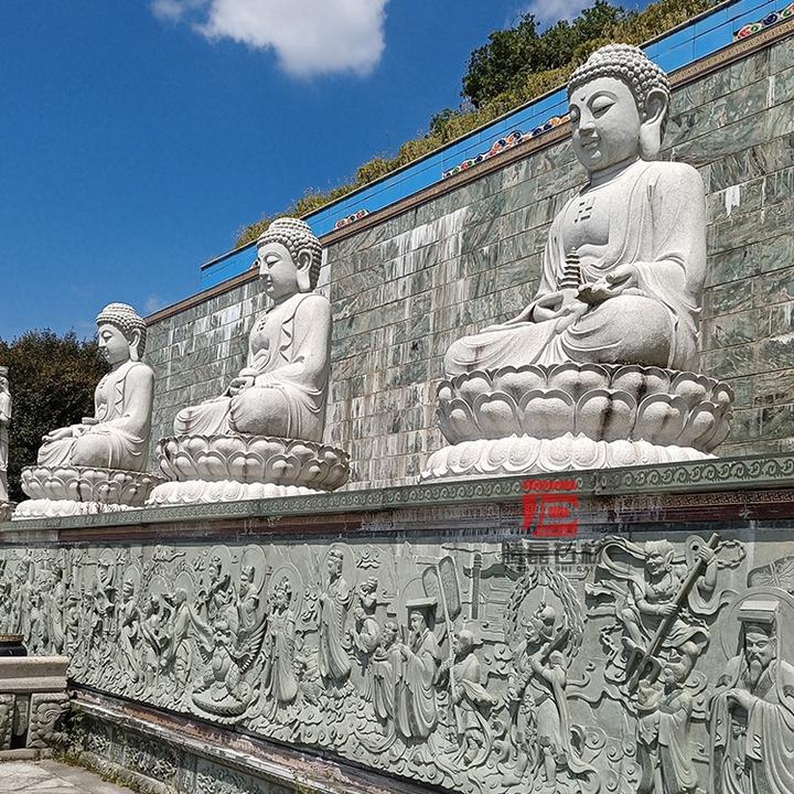 寺院石雕三世佛图片欣赏与介绍 - 知乎