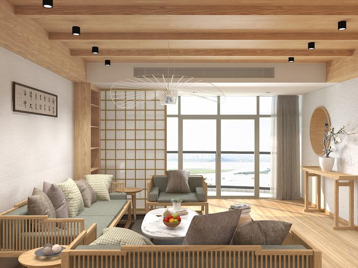 深圳新中式原木风格室内设计-叶平设计作品 - 知乎
