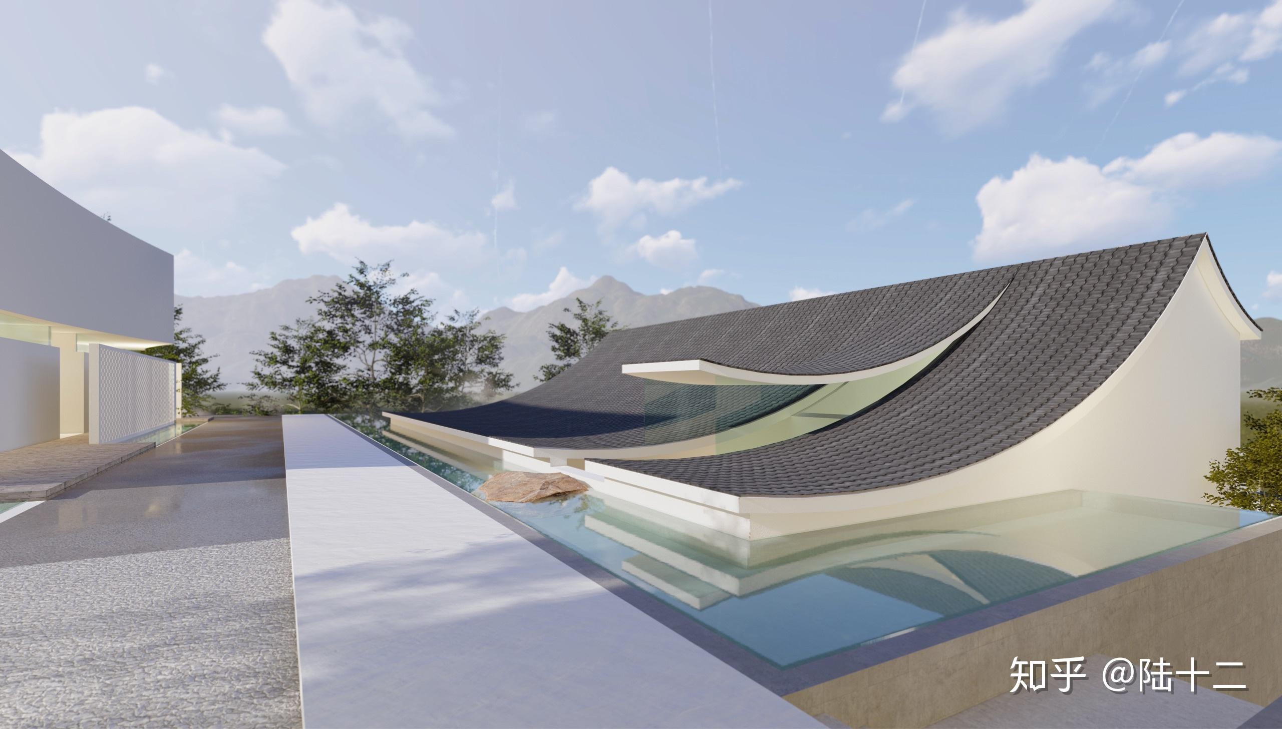 怎么用现代手法表现坡屋顶? - 知乎