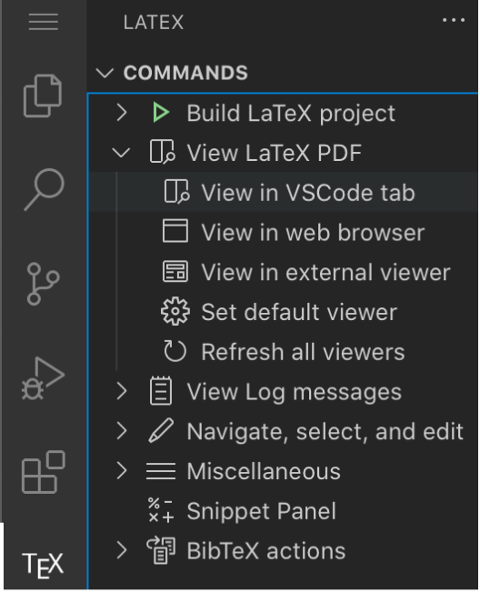 VSCode latex vscode-latex