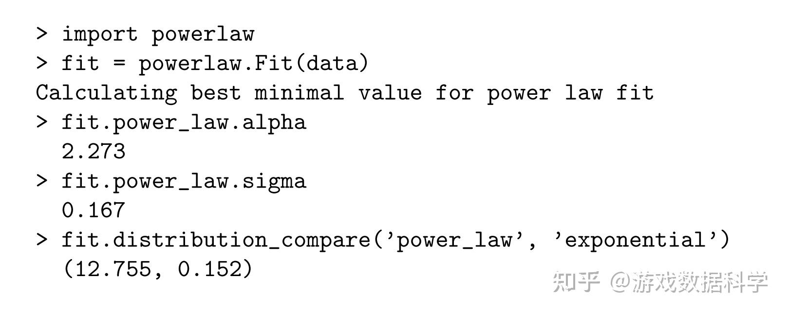powerlaw:用于分析幂律分布的Python库 - 知乎