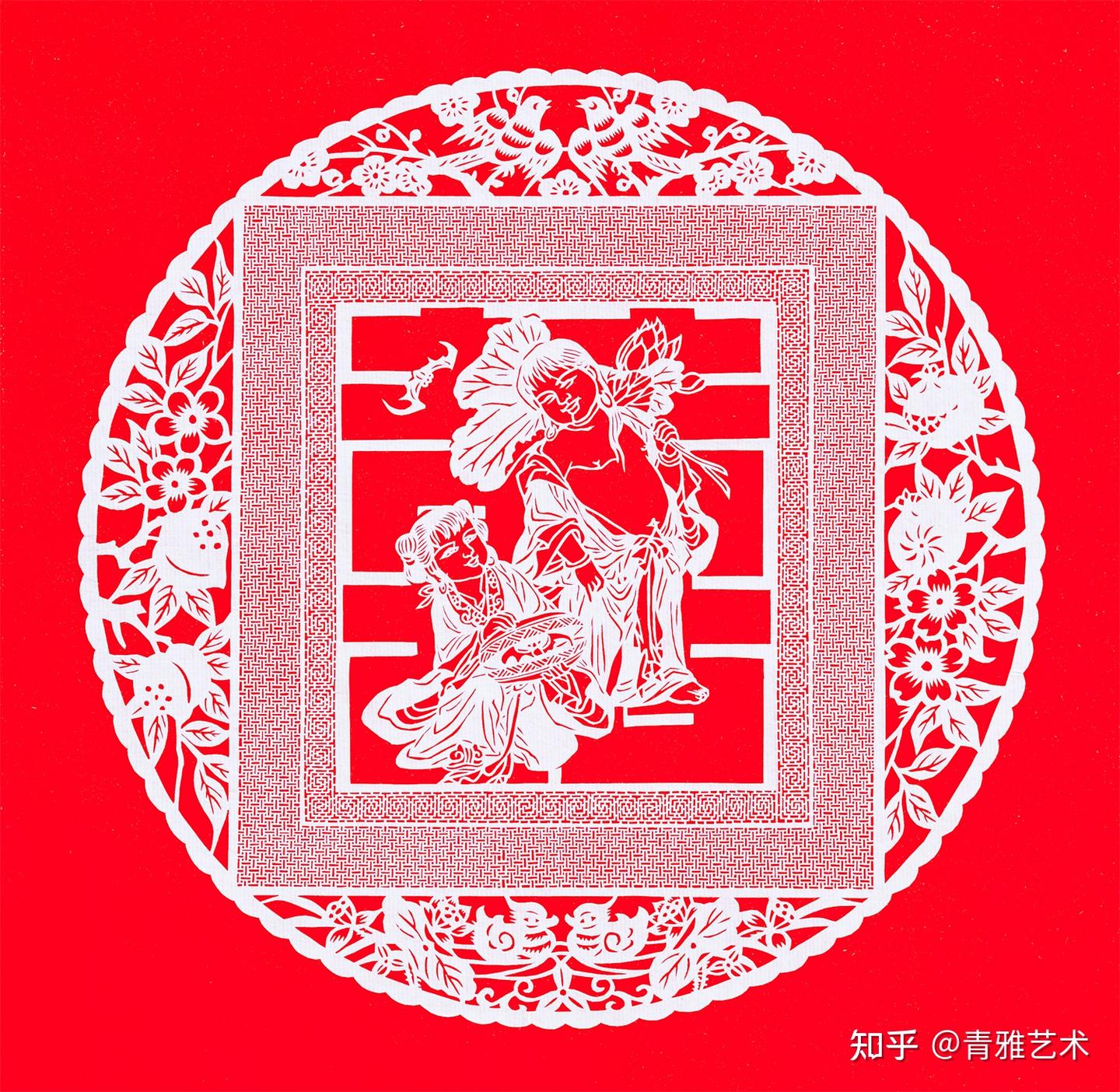 细纹刻纸50年丨卢发良作品展 - 知乎