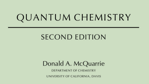 量子化学(Quantum Chemistry, second edition, Donald A. McQuarrie)笔记 三 - 知乎