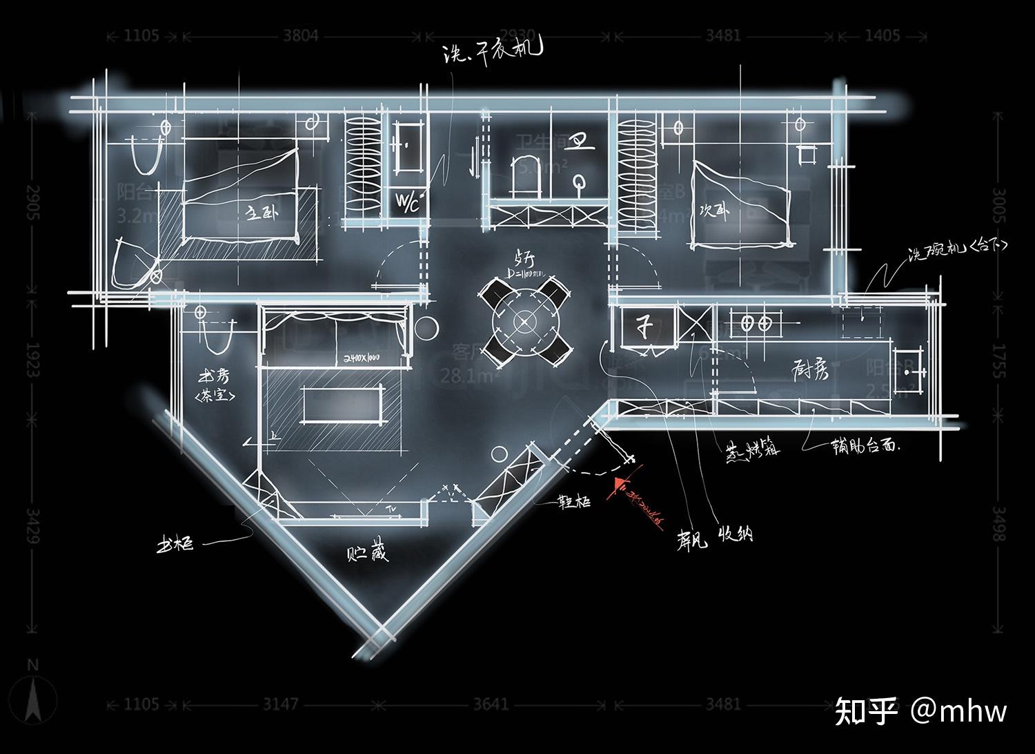 三角形卧室设计图片