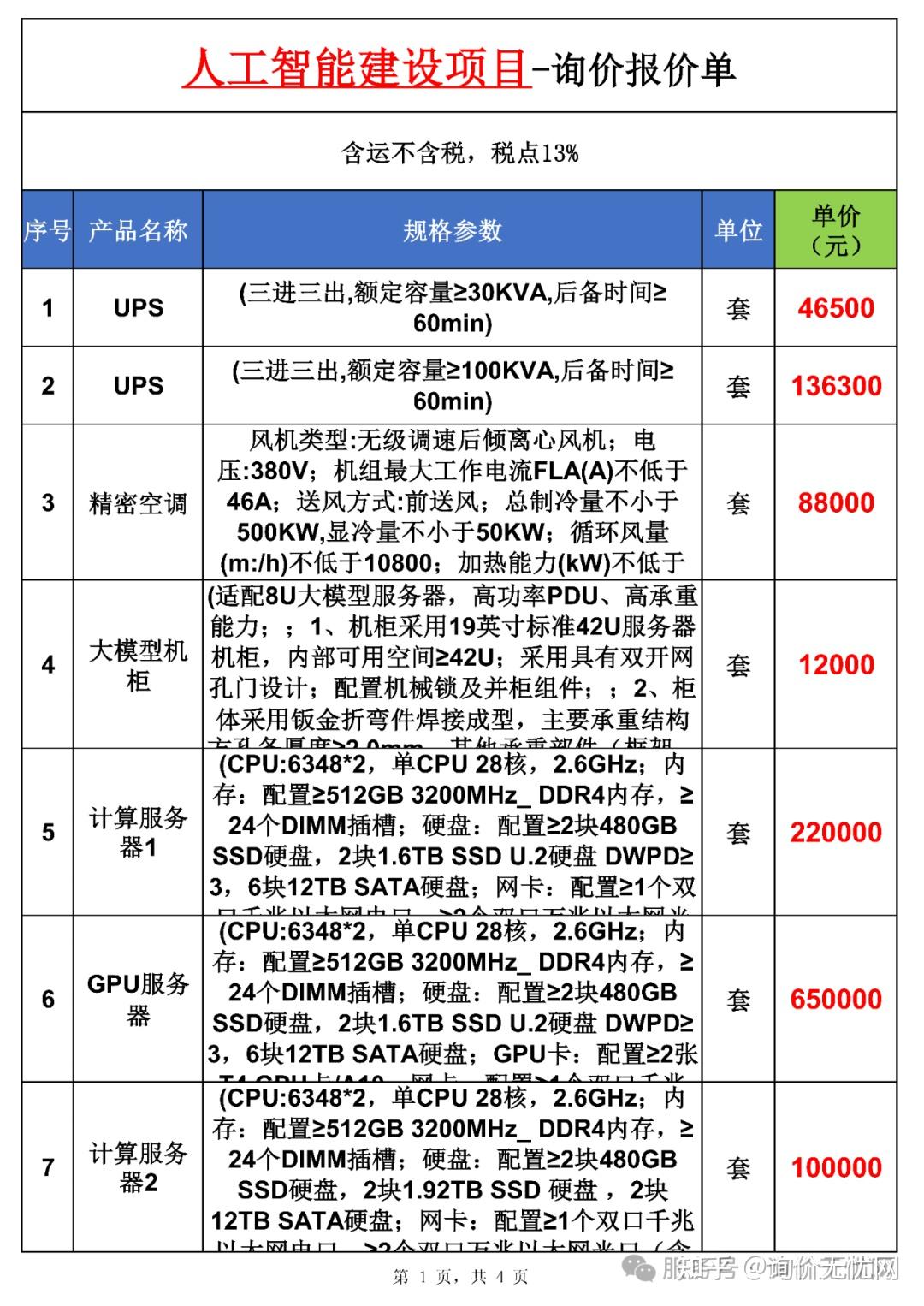 造价员必备！人工智能建设+ 建筑机电+ 暖通工程询价报价明细- 知乎