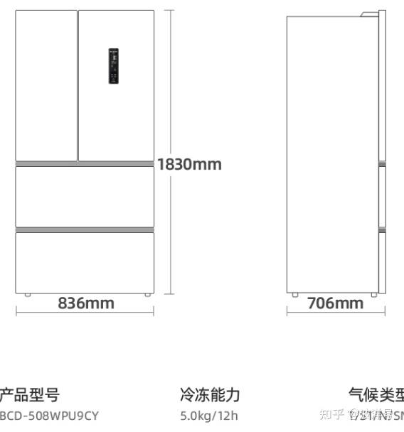 需要挑選一款冰箱尺寸是183010370其他要求就是儘量風冷雙循環嵌入式