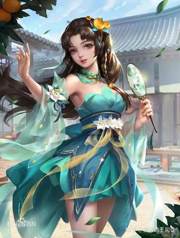 请解读三国各美女