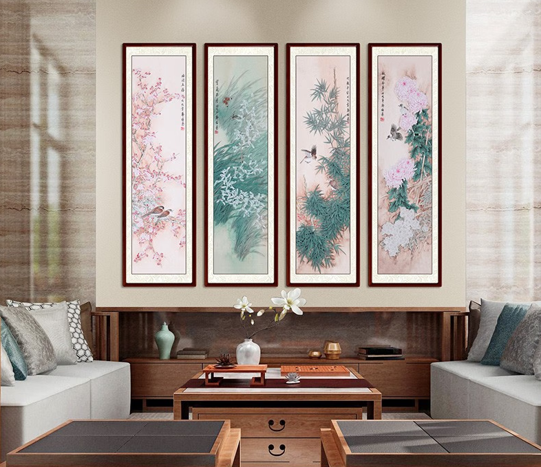 新中式挂画哪家强?传统国画里的“梅兰竹菊” - 知乎