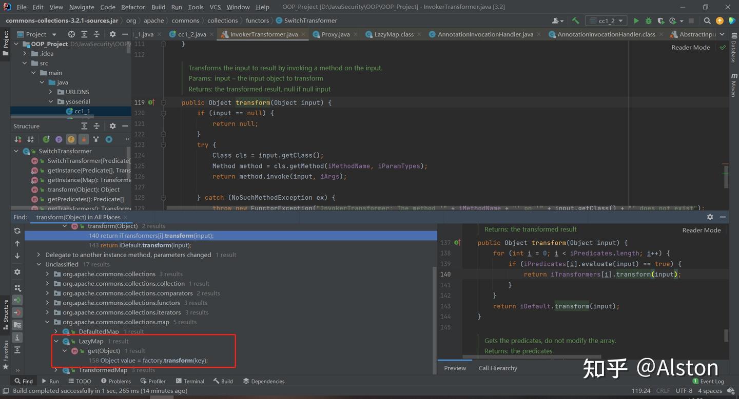 Java反序列化安全 - ysoserial commons collections 1 - 知乎
