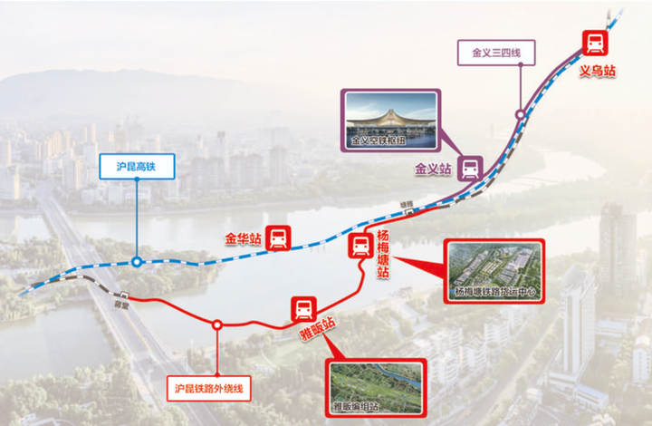 枢纽先行投资13亿金华至义乌城际铁路先行开工段施工单位确定