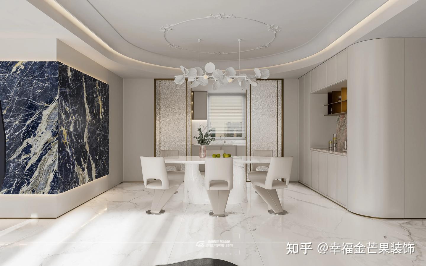 232㎡现代风大宅:昆明滇海壹号A户型装修,云南金芒果装饰让你家比网红打卡点还上镜! - 知乎