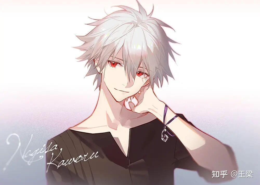 有没有红色头发或者白色头发的动漫男头?