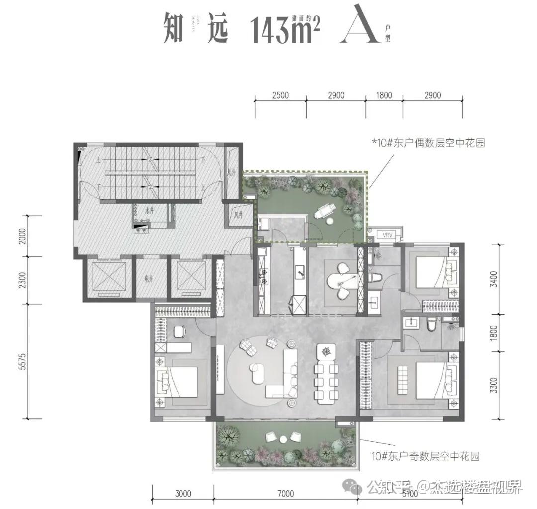 数字会说话!高新三期中海 招商 越秀143㎡户型「产品小测评」 - 知乎