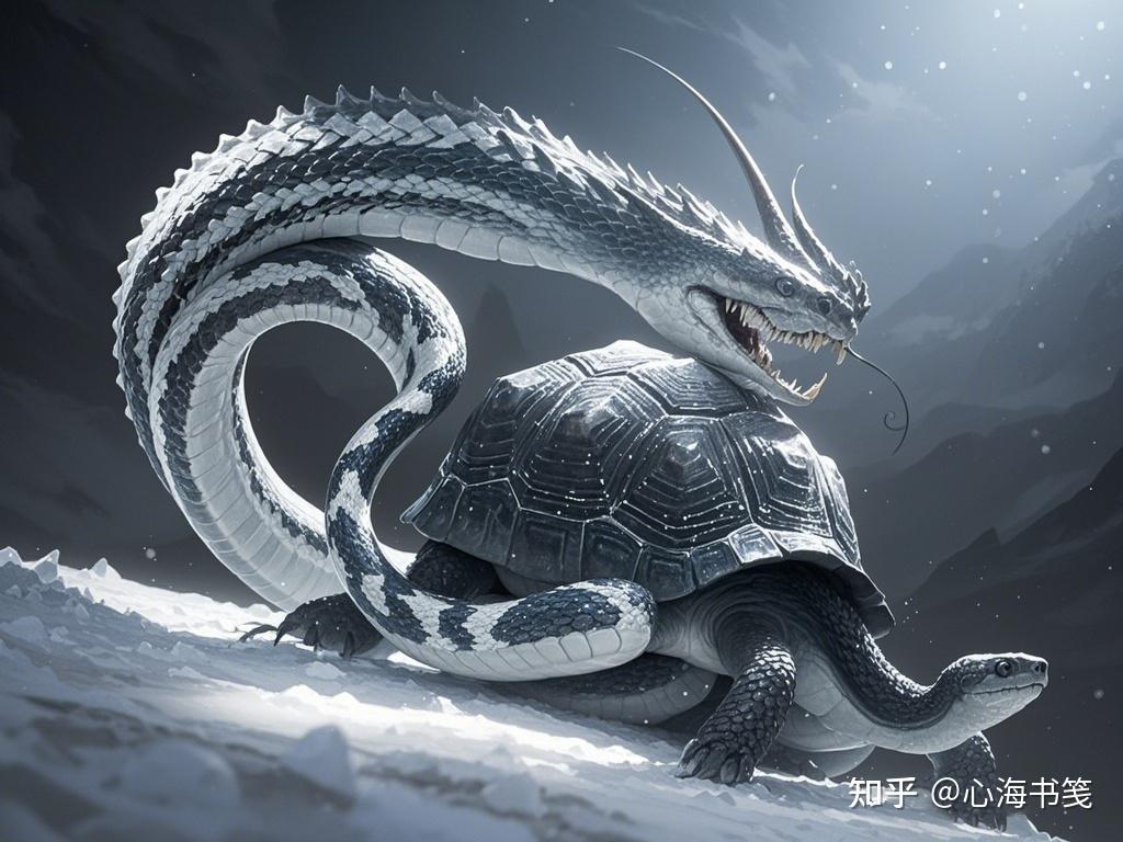 《山海经·海外西经》玄武的诞生:龟蛇相缠 - 知乎