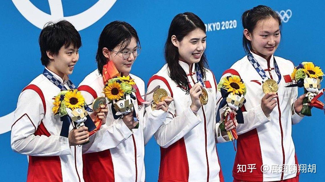 2020东京奥运会游泳女子4x200米自由泳接力决赛中国队破世界纪录夺冠