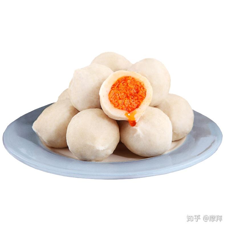 你们有没有吃过那种火锅丸子,就是外形扁扁的,然后咬开还会爆汁的那种