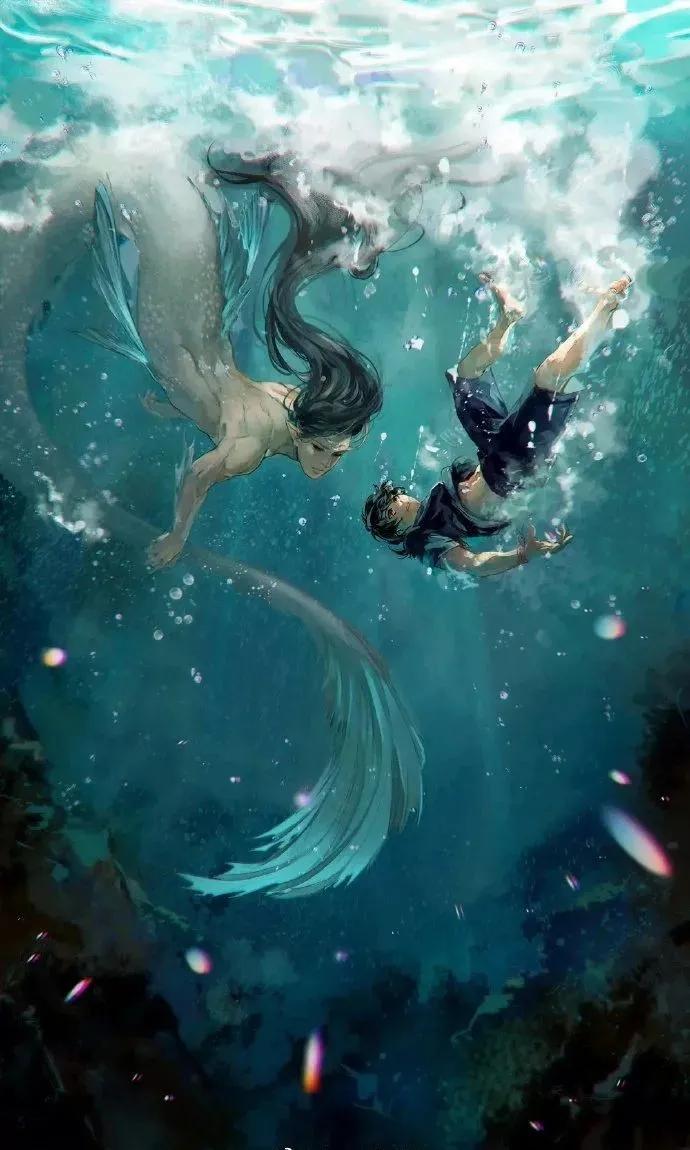 「纯爱」穿书未来人鱼救赎互宠超甜文丨《穿成暴戾大佬的小人鱼》