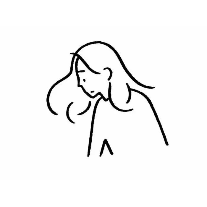 有没有白底一条黑线的简笔头像? - 知乎