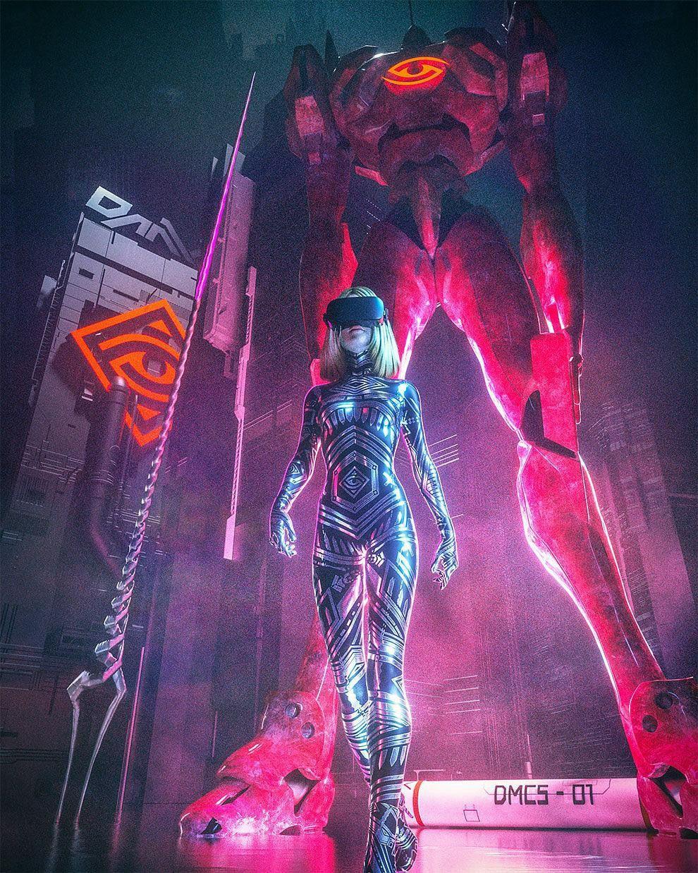 有那些好的赛博朋克壁纸? - 知乎