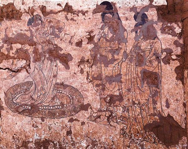 考古日报Vol.157]陕西发现现存最早唐墓山水屏风壁画- 知乎
