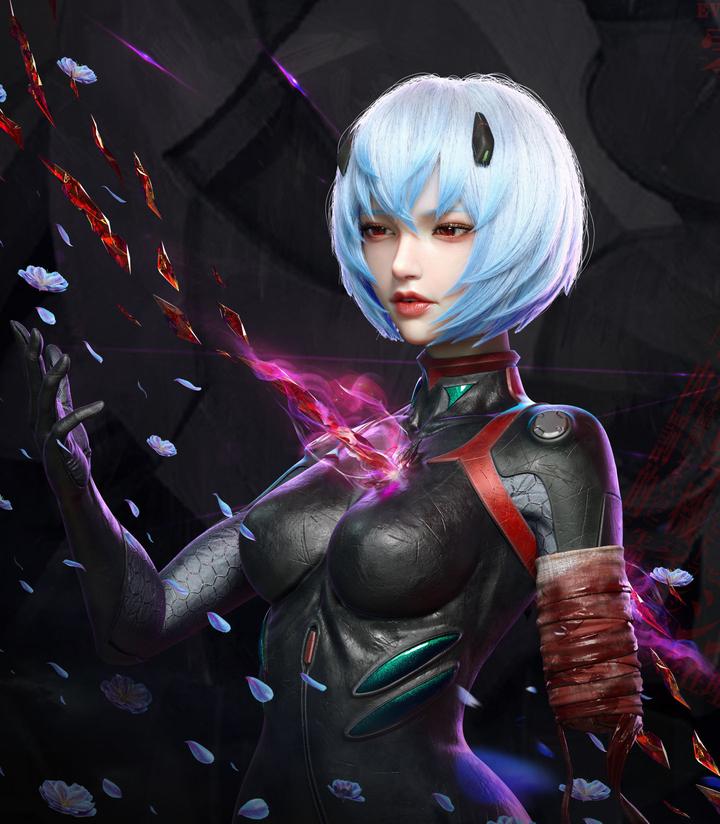 高水平的一组3d动漫人物建模作品!造型功底强悍非常值得一看