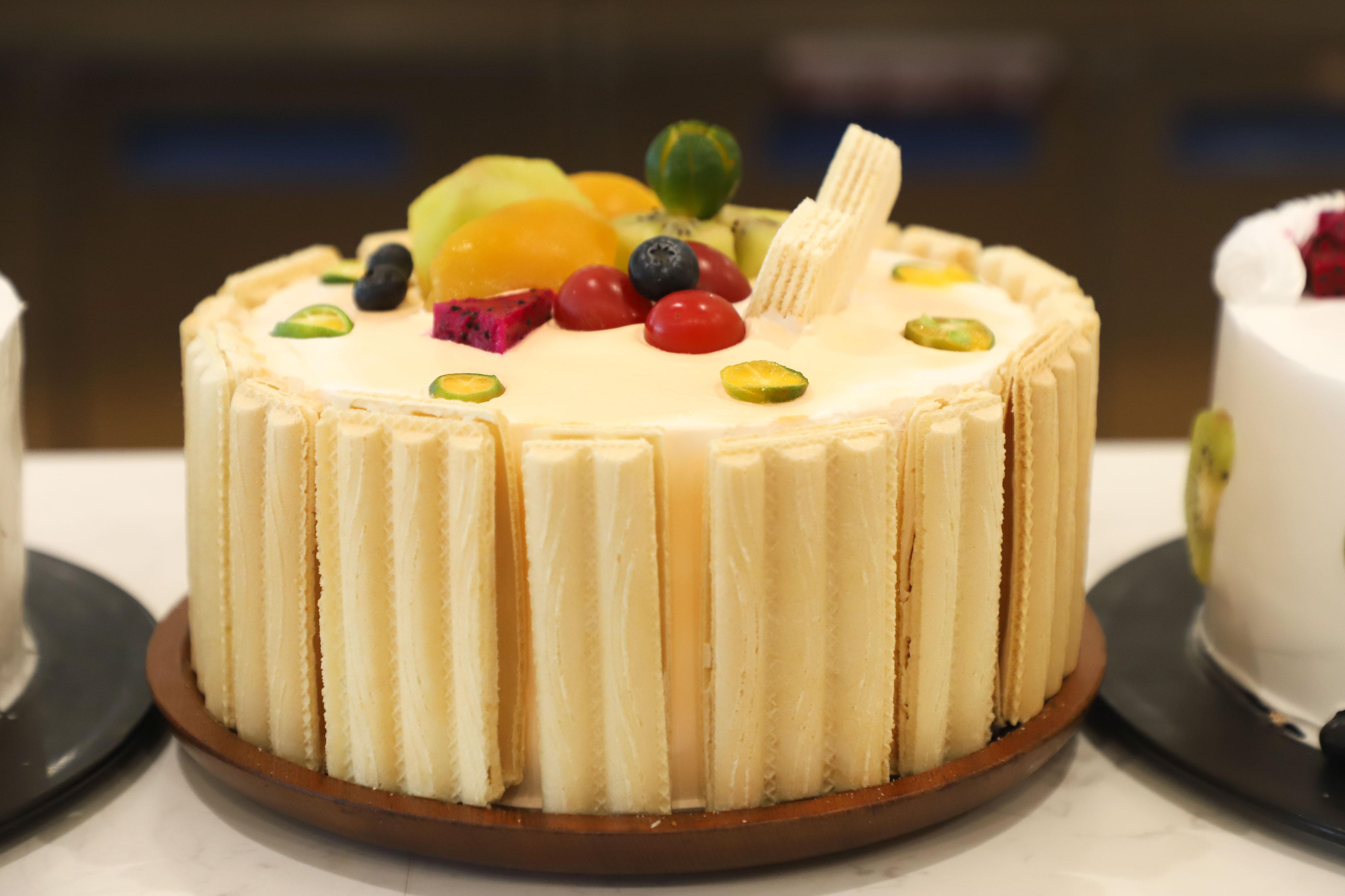 推荐一些颜值高水果多的单层蛋糕