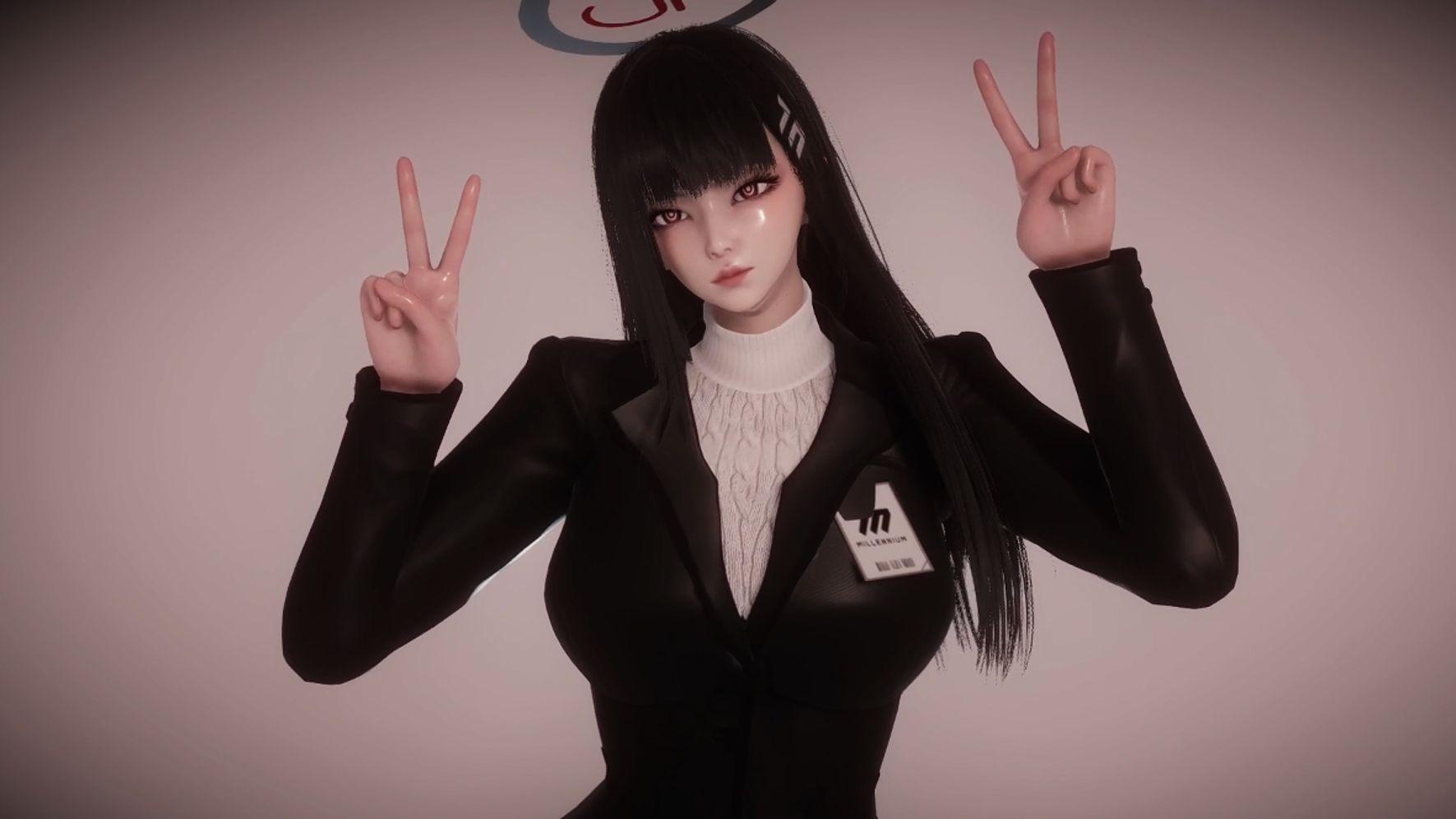 【hs2人物卡】蔚蓝档案 调月莉音