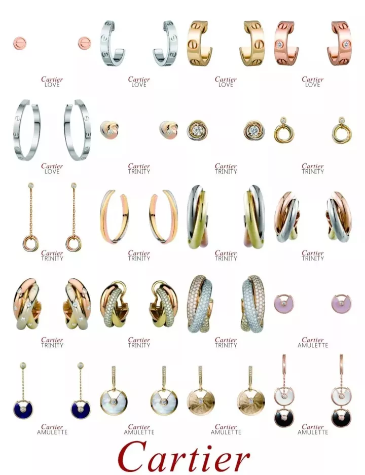 盘点大牌耳钉款式大全 知乎