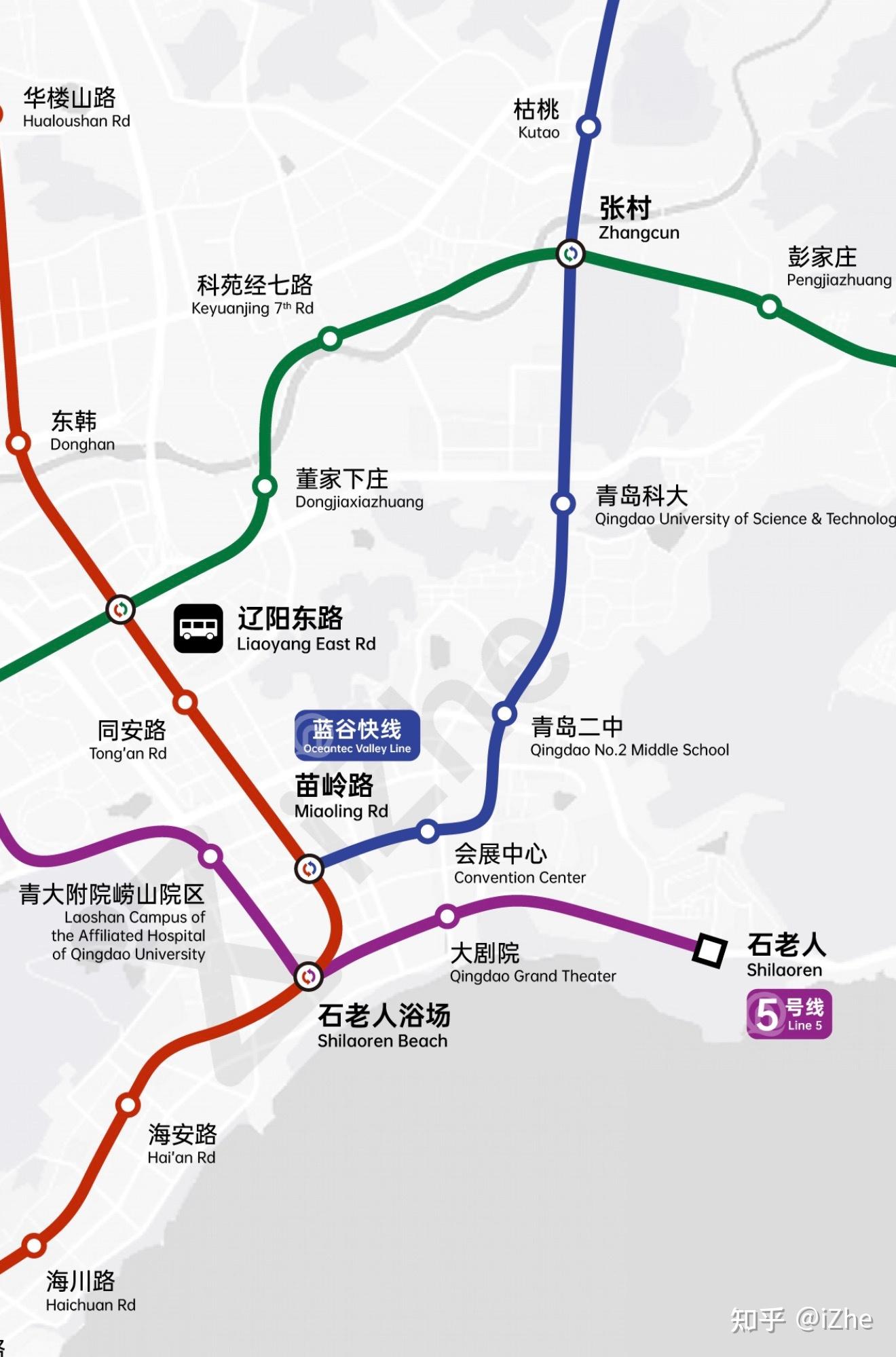 青岛地铁2028年线路规划示意图 - 知乎