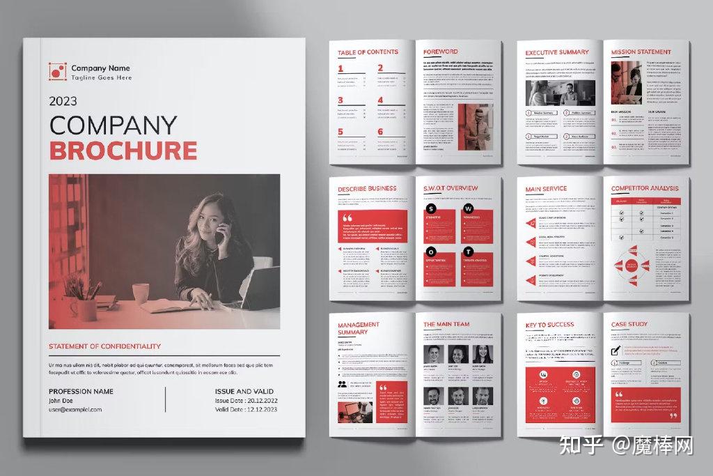 商业产品宣传画册排版模板 | Adobe InDesign - 知乎
