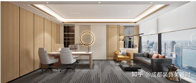 成都高端写字楼办公区设计案例 - 知乎