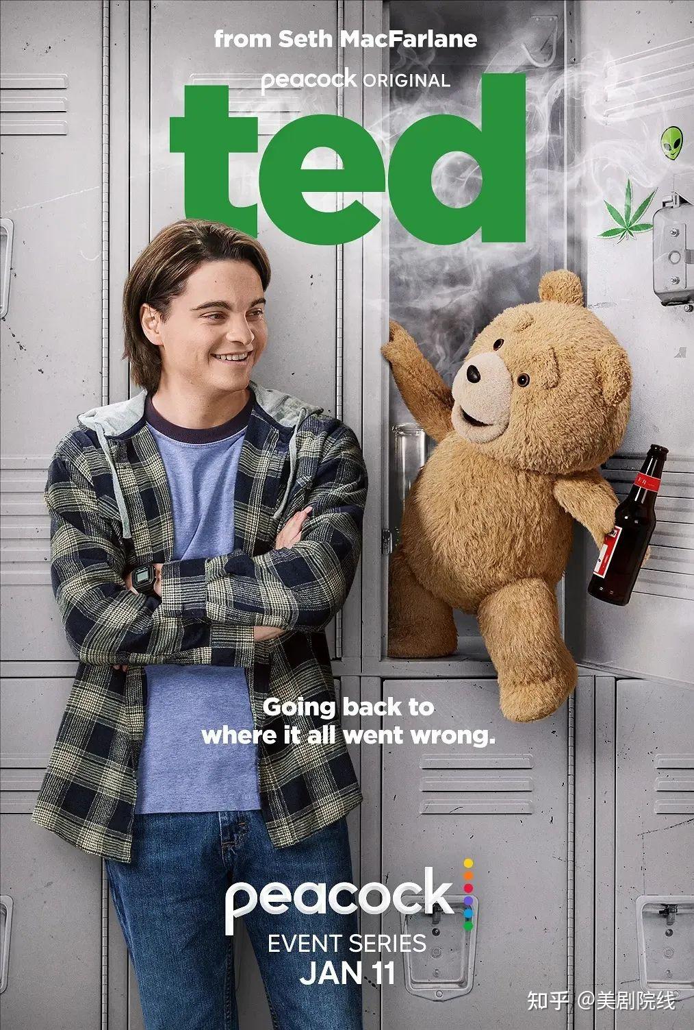 如何评价2024美剧《泰迪熊 Ted》? - 知乎