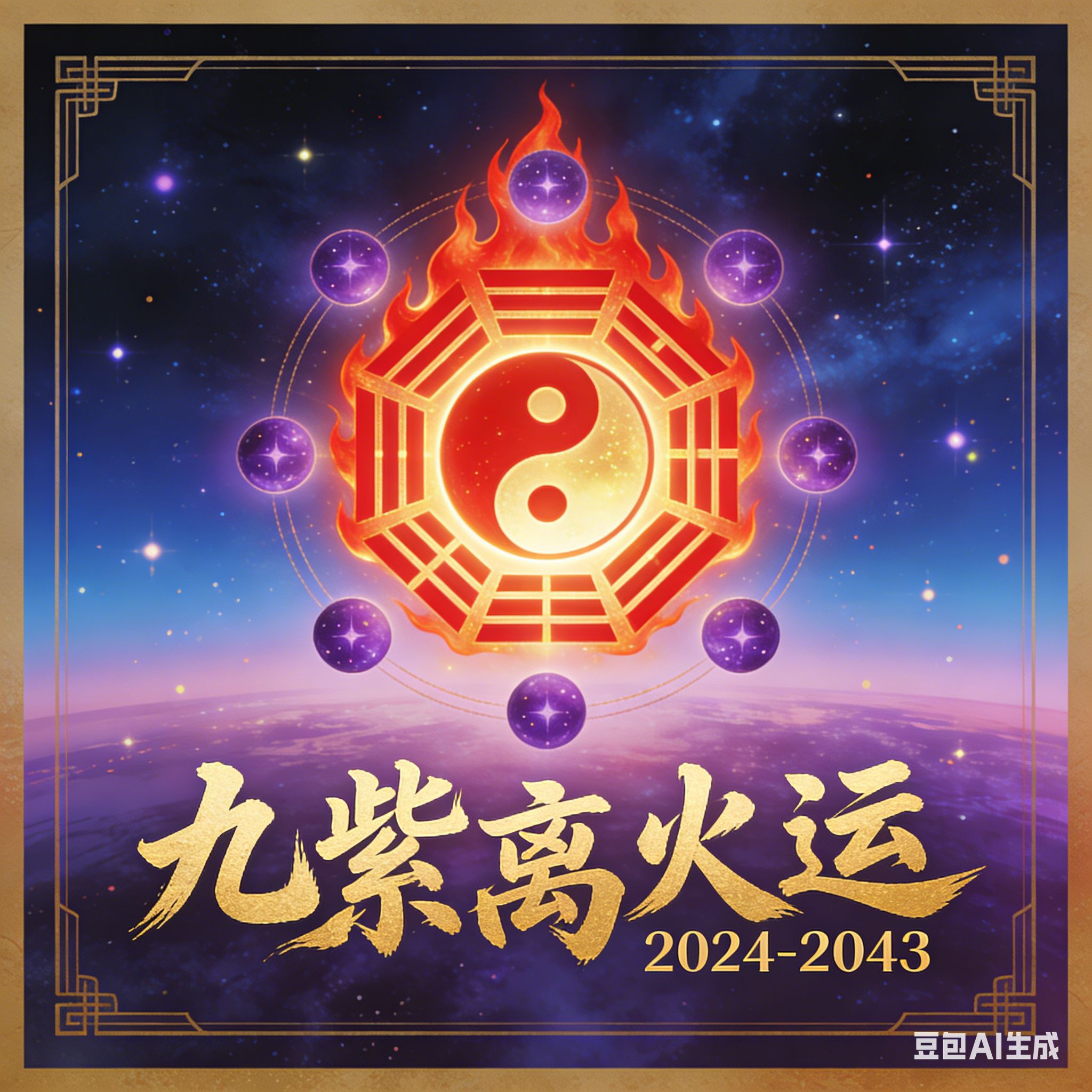 九紫离火运是中国传统玄学 “三元九运” 体系中的第九运，以 2024 年立春为始、2043 年立春为终，为期 20 年，核心对应离卦 - 知乎