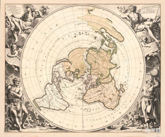 如何评价这张地平论者的世界地图? - 知乎