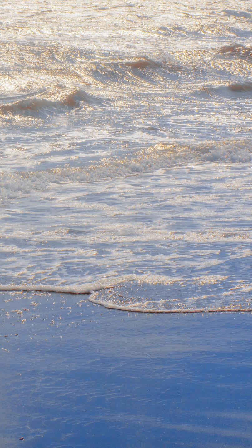 有哪些好看的黄昏下海边的背景图