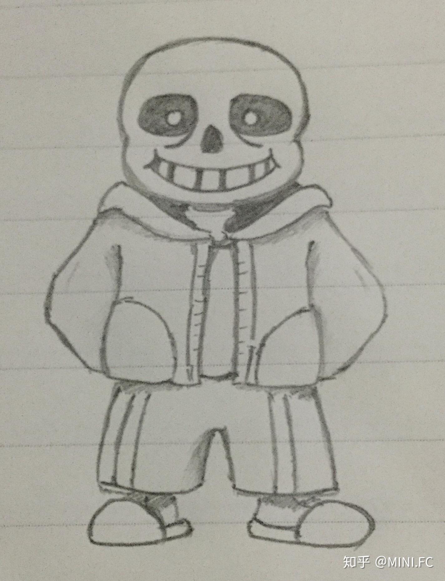 怎么画sans?