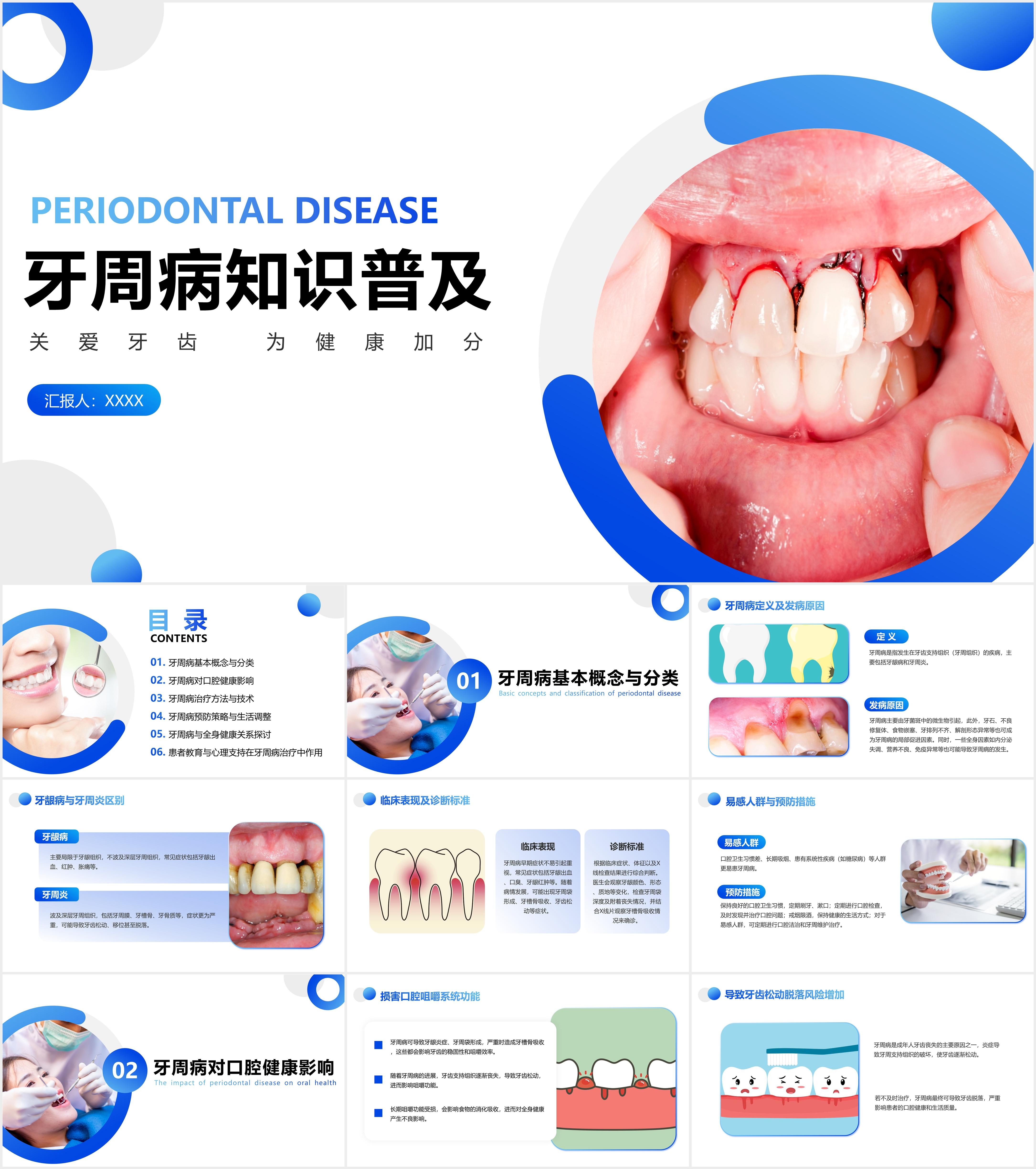 最新48套高质量全国爱牙日&口腔健康专题ppt课件