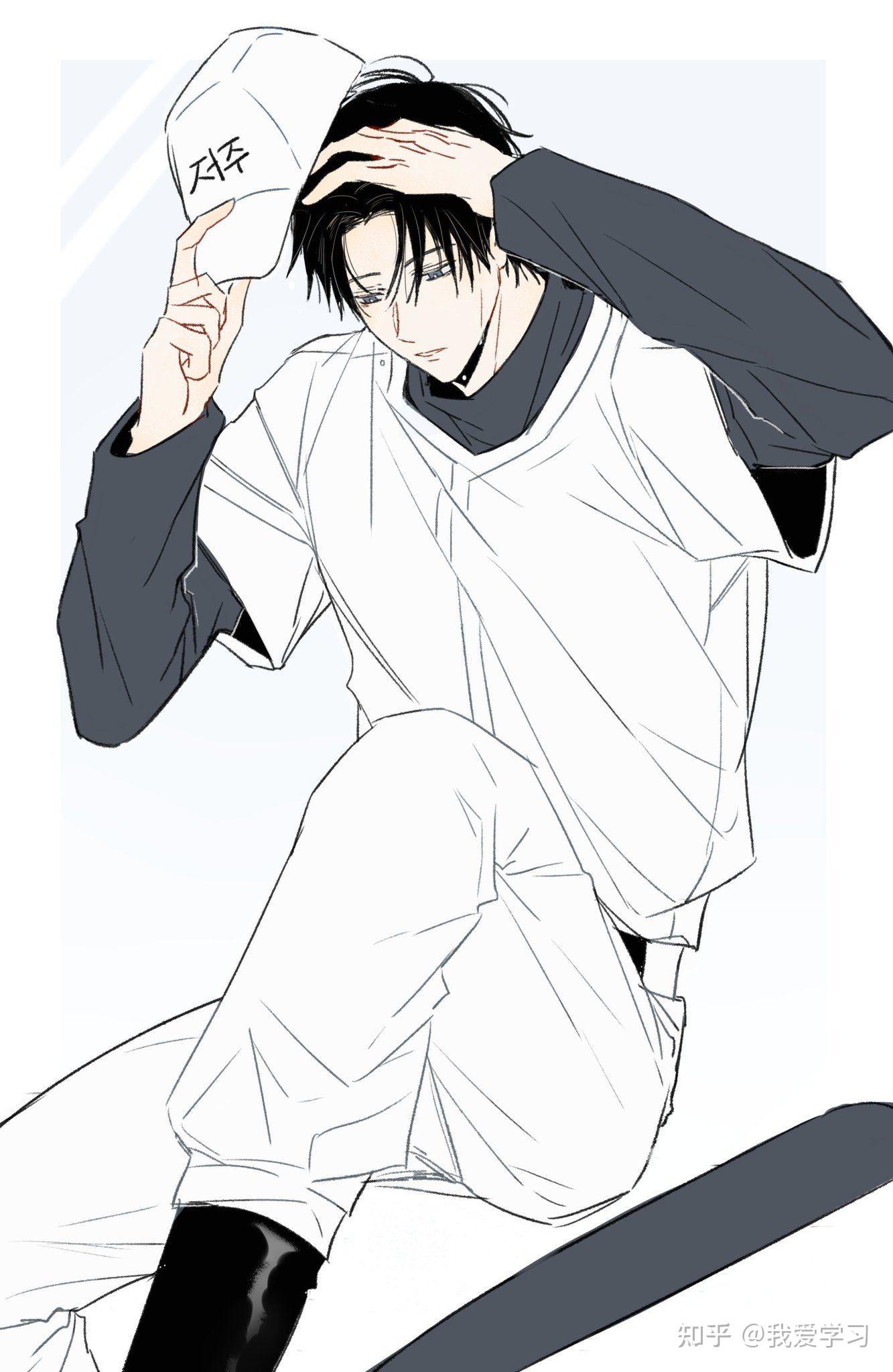 有没有那种干净的,穿校服的男生二次元图片?