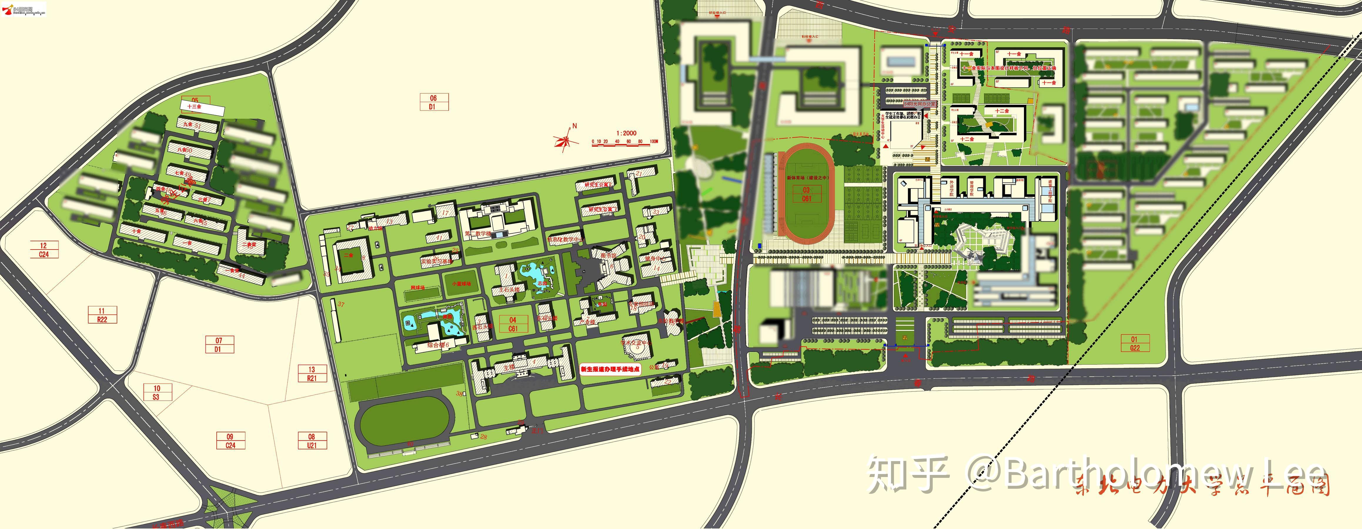 东北电力大学全景图图片