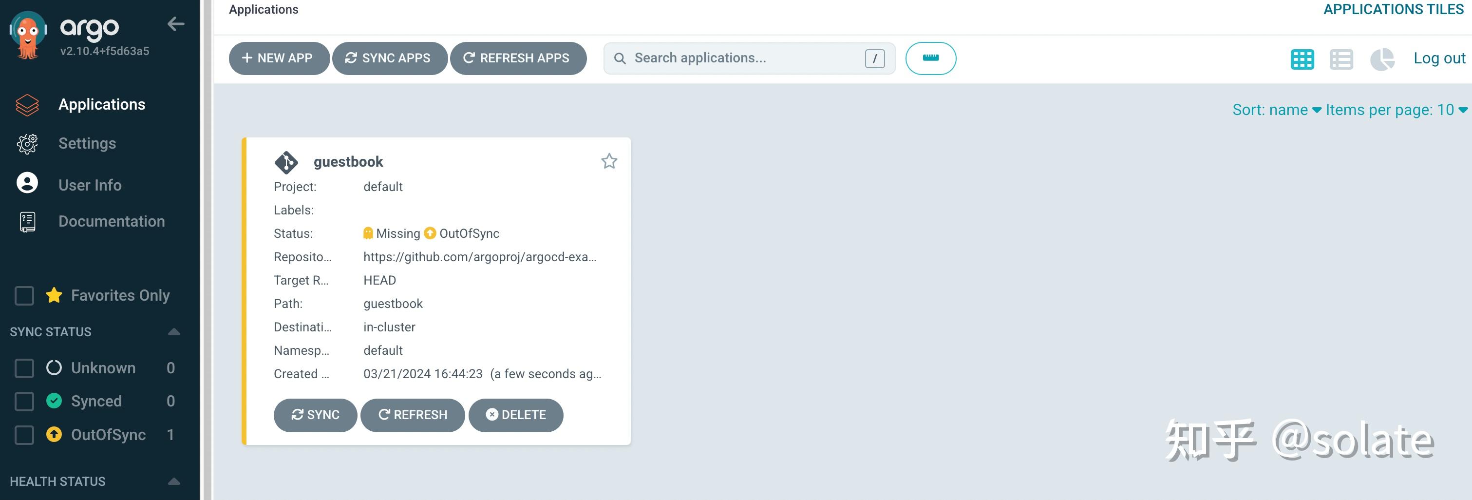 argoCD 安装 - 知乎