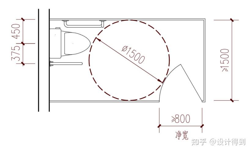 无障碍卫生间,到底该怎么设计才更方便? - 知乎