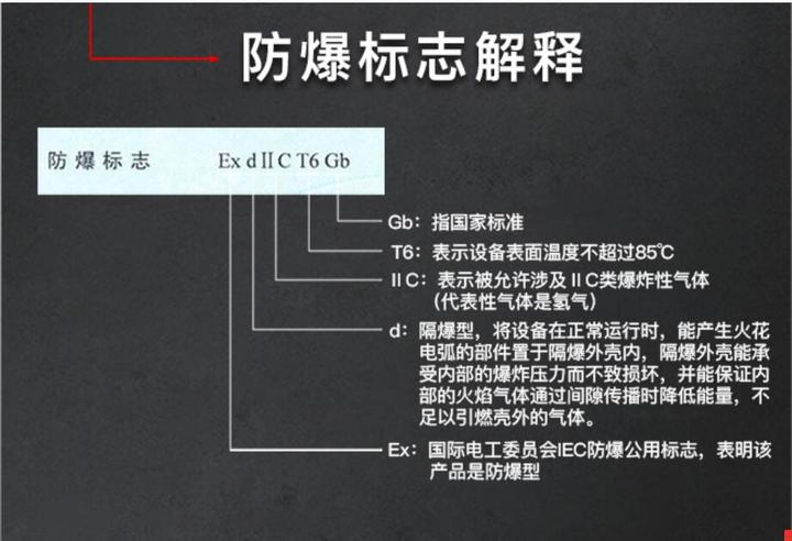 防爆标志字母含义图表图片