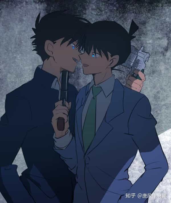 有没有基德和柯南新一也行的cp照嘿嘿嘿你们懂的吖