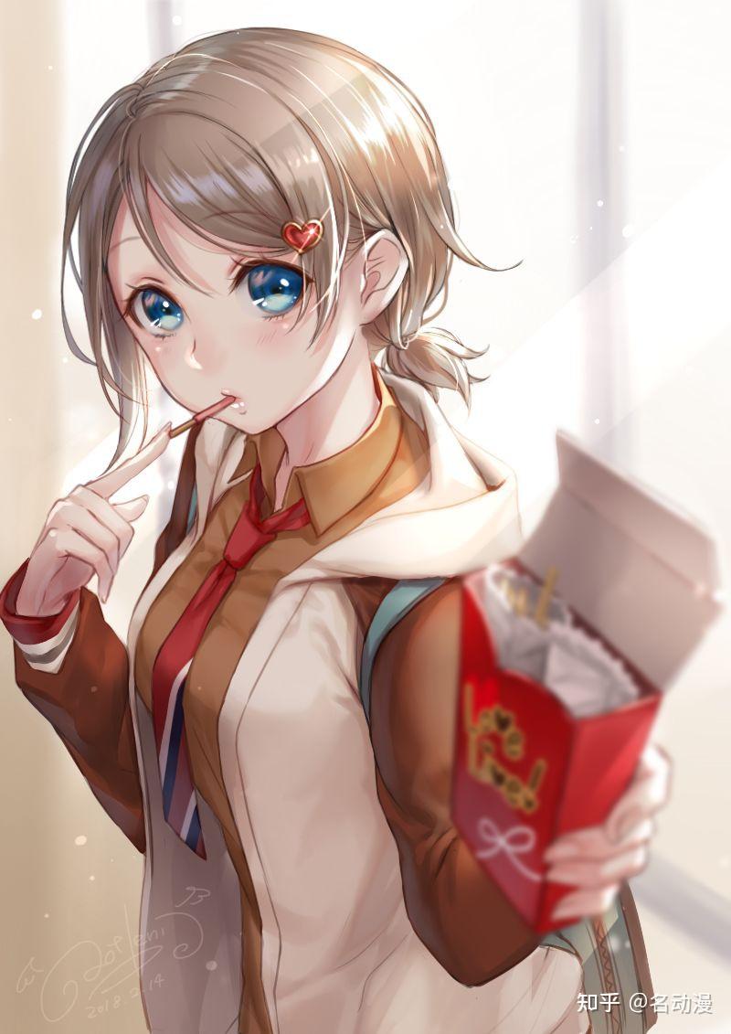 能不能提供一些非常值得临摹的画风比较写实一些的二次元人物图片