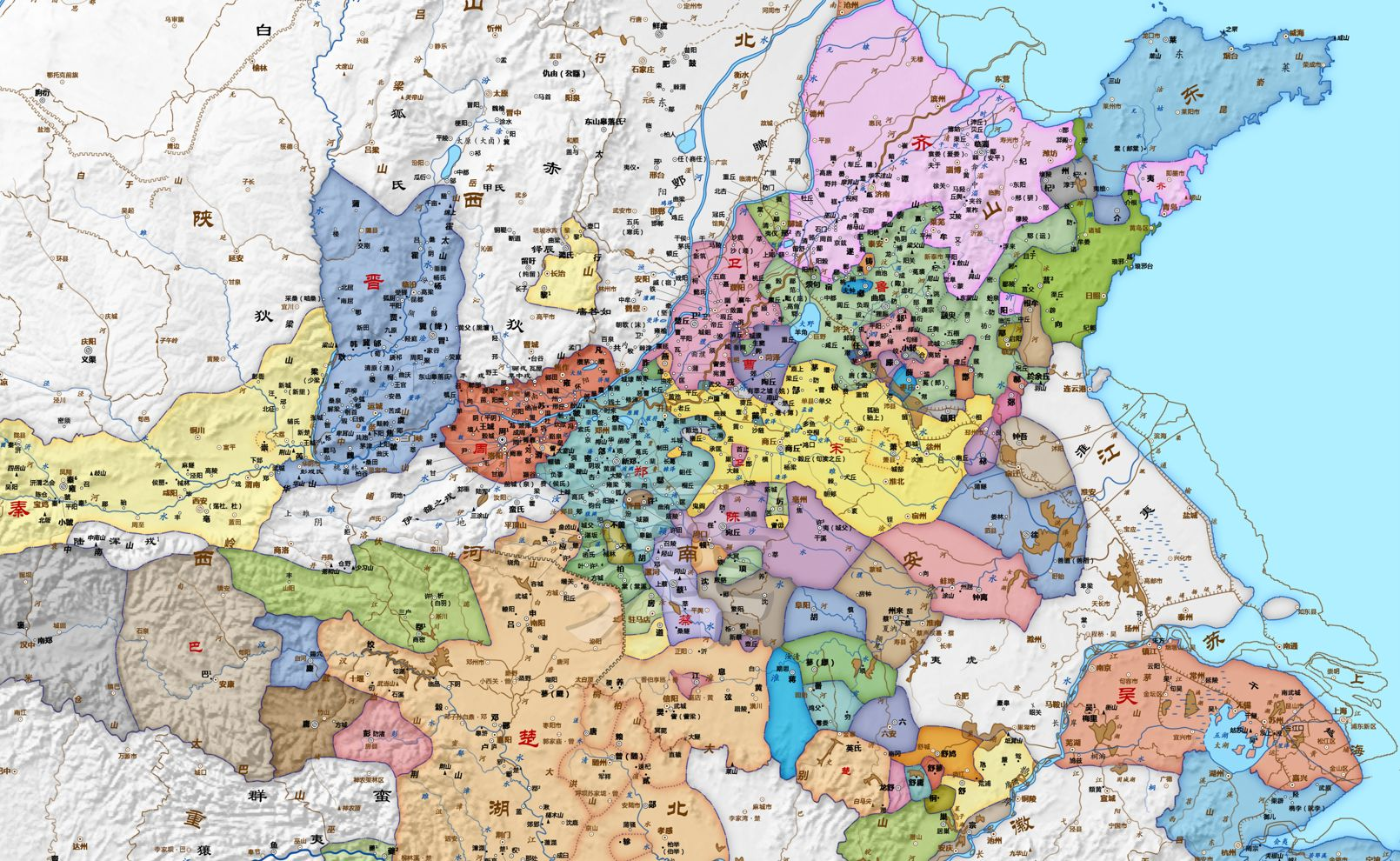 宋国在春秋战国属于什么地位?