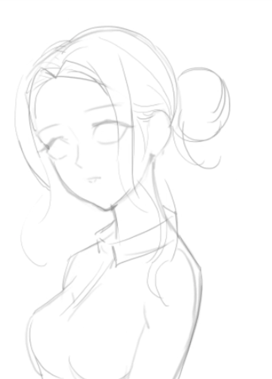 板绘的草稿应该怎么画? - 知乎