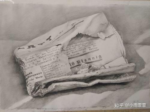 素描中怎样画出纸的质感? - 知乎