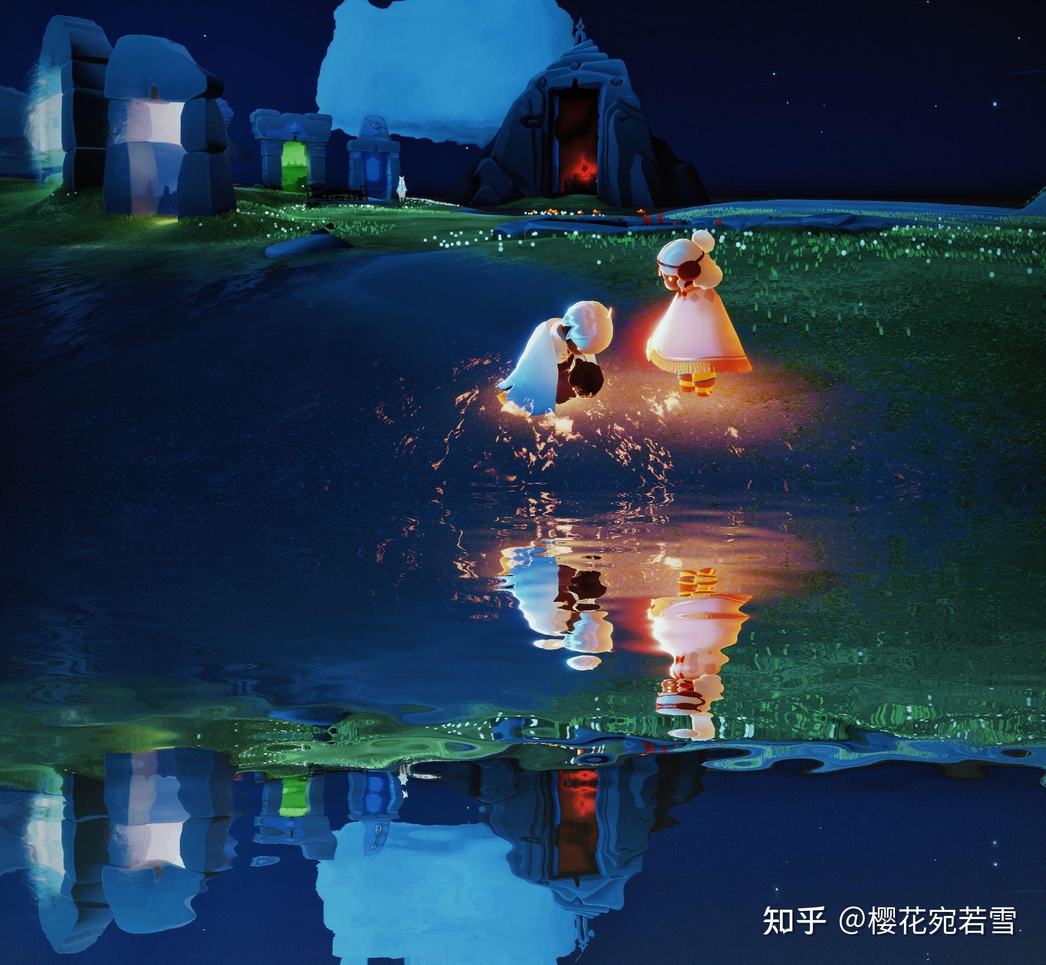 在游戏光遇里有没有一对情侣一起带崽崽的