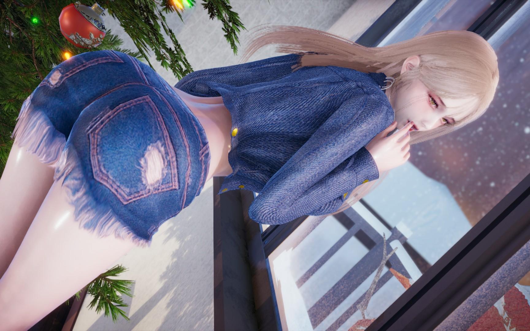 免费分享第二十五期牛仔裤模特(hs2)